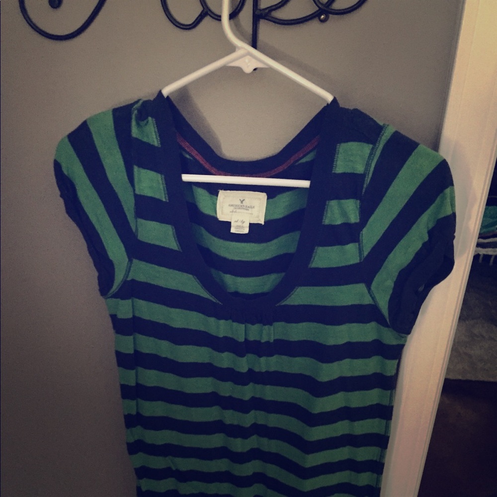 American Eagle Striped Tee